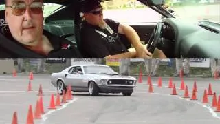 BangShift Chad at the 2011 Editors Challenge in Ridetech's Mustang