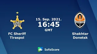 FC Sheriff Tiraspol vs Shakhtar Donetsk Prediction || UEFA Champions League 2021/22