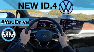 Volkswagen ID.4 Pro (150 kW) - POV Test Drive + Acceleration 0-160 km/h