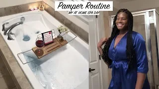 AT HOME SPA DAY SKINCARE AND PAMPER ROUTINE!! SPA NIGHT AT HOME DIY!