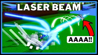 Destructive LASER BEAM *Cuts Builds In Half* In Build A Boat For Treasure ROBLOX