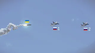 Surprising! Ukrainian Army unexpectedly ambushes Russian MIG-29 | ARMA