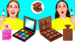 Schokolade vs Echtes Essen Challenge | Lustige Essenssituationen von KaZaZa Challenge