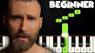 Memories - Maroon 5 | BEGINNER PIANO TUTORIAL + SHEET MUSIC by Betacustic