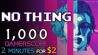 1,000 Gamerscore in 2 minutes ((for $2)) - NO THING - Achievement Guide (Level Skip + Glitch)