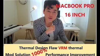 MACBOOK PRO 16 INCH Thermal Design Flaw 3 Minute Mod Solution Performance Increase GUARANTEED