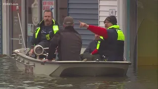 Rescues made as Yantic River floods downtown Norwich