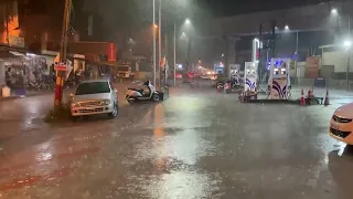 Raining - Kanakapura Road - Holiday Village Road Junction - 19 June, 2022