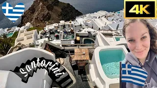 Santorini Imerovigli 🇬🇷 Luxury Private Walk Tour in Greece - 4K 60fps