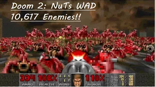 Lets Play Doom 2: NUTS WAD 100% playthrough no cheats! 15 minutes!!