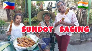 Sundot Saging | Mag enjoy sa pagkaing Pinoy bago bumalik sa UK 🇬🇧  | Philippines Vacation