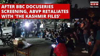 After BBC Docuseries Screening, ABVP Retaliates With 'The Kashmir Files' | Hyderabad News