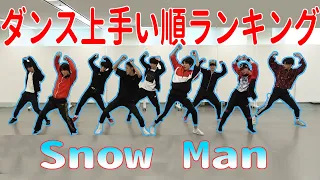 Snow Man(スノーマン)ダンス上手い順ランキング！ラウールは本当にダンスが上手ですか？振り覚え早いのは誰！