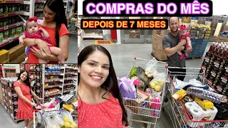 NOSSA 1° COMPRA DO MÊS COM A BEBÊ NO MERCADO ATACADISTA + VALOR TOTAL