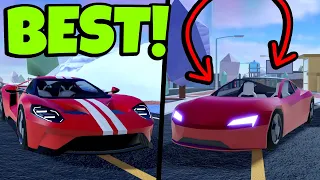 Top 5 BEST Vehicles in Roblox Jailbreak 2024!