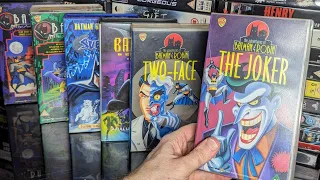 Batman Animated TV Shows on VHS Tape 📼#batman #vhstapes #vhscollection #vhs #animated