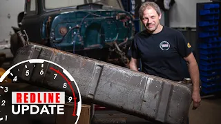 Putting the fuel tank back in our 1950 Chevy truck | Redline Update #37