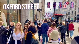 London Walk | Tottenham Court Road  🛍 OXFORD STREET to Selfridges, London tour (May 2022) [4K HDR]