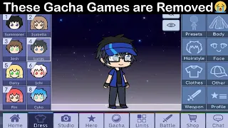 Top 5 Gacha Games That Was Removed: 😨😞