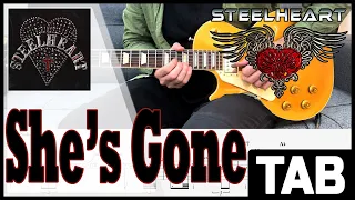 Steelheart - She's Gone (Guitar Solo & Intro Solo) | Guitar Cover | Guitar Tab | Lesson | Tutorial