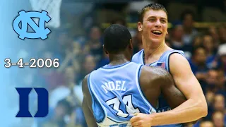 UNC Basketball: #15 North Carolina at #1 Duke w/ Extended Coverage | 3-4-2006 | "Emotional Fatigue"