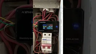 keweis KWS300 Metter 6 in 1 install multifunction meter 6 in 1,6 in 1 power meter, energy meter