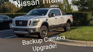 Nissan Titan Backup Camera Upgrade