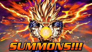 SUMMONING FOR THE NEW LF SUPER VEGETA AND ANDROID 16!!! | Dragon Ball Legends