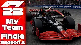 The final episode... F1 23 My Team Season 4 Round 23 Las Vegas Grand Prix!