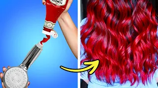 Cool hair dyeing techniques and hair hacks