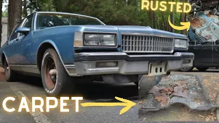 1989 Caprice Classic Build!! Ep. 3 Carpet/Interior removal, major Rust problems found!!!