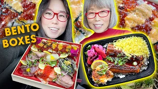 JAPANESE BENTO BOXES 🍱 1" Thick Pork Ramen & More! Seattle Food Adventure