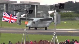 Farnborough Air Show 2012 MV 22 Osprey Sun