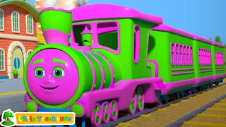 Wheels On the Train, Bus + More Vehicle Songs & Rhymes for Kids