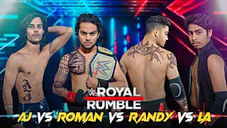 WWE - Roman Reigns vs Randy Orton vs Aj Styles vs La Knight Royal Rumble 2024 Full Match