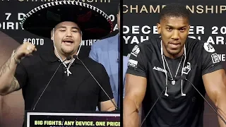 ANDY RUIZ JR VS. ANTHONY JOSHUA 2 - FULL NEW YORK PRESS CONFERENCE & FACE OFF VIDEO