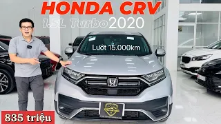 Honda CRV- G 2020 1.5 turbo - lướt 15,000km đẹp như xe mới chỉ 835 triệu | Thái Học Auto Sài Gòn