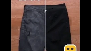 فكرة وحيلة لتغير لون الملابس وجعلها جديدة ( Idea for clothes)