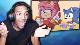 IDW AMY IS THE 🐐 Sonic Rebound Episode 2: Fallout Sonic IDW Comics Animation (Sonamy) Reaction