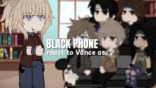 The Black Phone react to Vance as Tracy Freeland || 1/1 || tbp || tw!! || blaizey