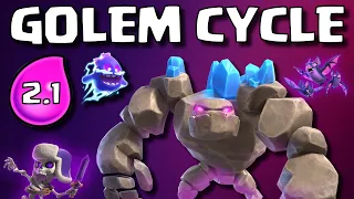 Cheapest GOLEM Cycle Deck in Clash Royale History