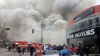 Вогнеборці ліквідували пожежу в одноповерховій виробничій будівлі