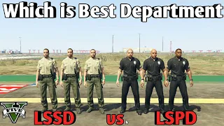 GTA 5 | Los Santos Police Department  vs Los Santos Sheriff's Department | Which is Best