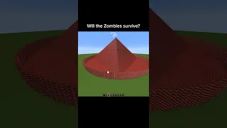 Minecraft TNT Zombie Experiment... #shorts