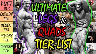 The ULTIMATE Quads/Legs Exercises Tier-List (Platz-tier to Chicken-tier)