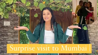 Surprise visit to Mumbai | Surprise | Shooting | Family |