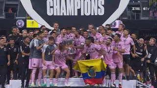 WINNERS!!! Messi & Inter Miami Leagues Cup 2023 Winner Trophy Presentation