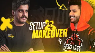 Setup Makeover #1 |   ردة فعل شونق على تغيير غرفته بالكاامل 😍🔥!! (صدمة عمر 😳👏🏻)