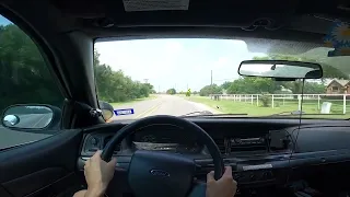 POV of Driving a Modded Crown Victoria Police Interceptor