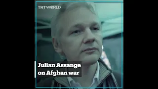 Julian Assange on Afghan war in a 2011 video